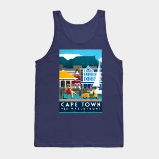 Vintage Travel Poster - Cape Town Tank Top